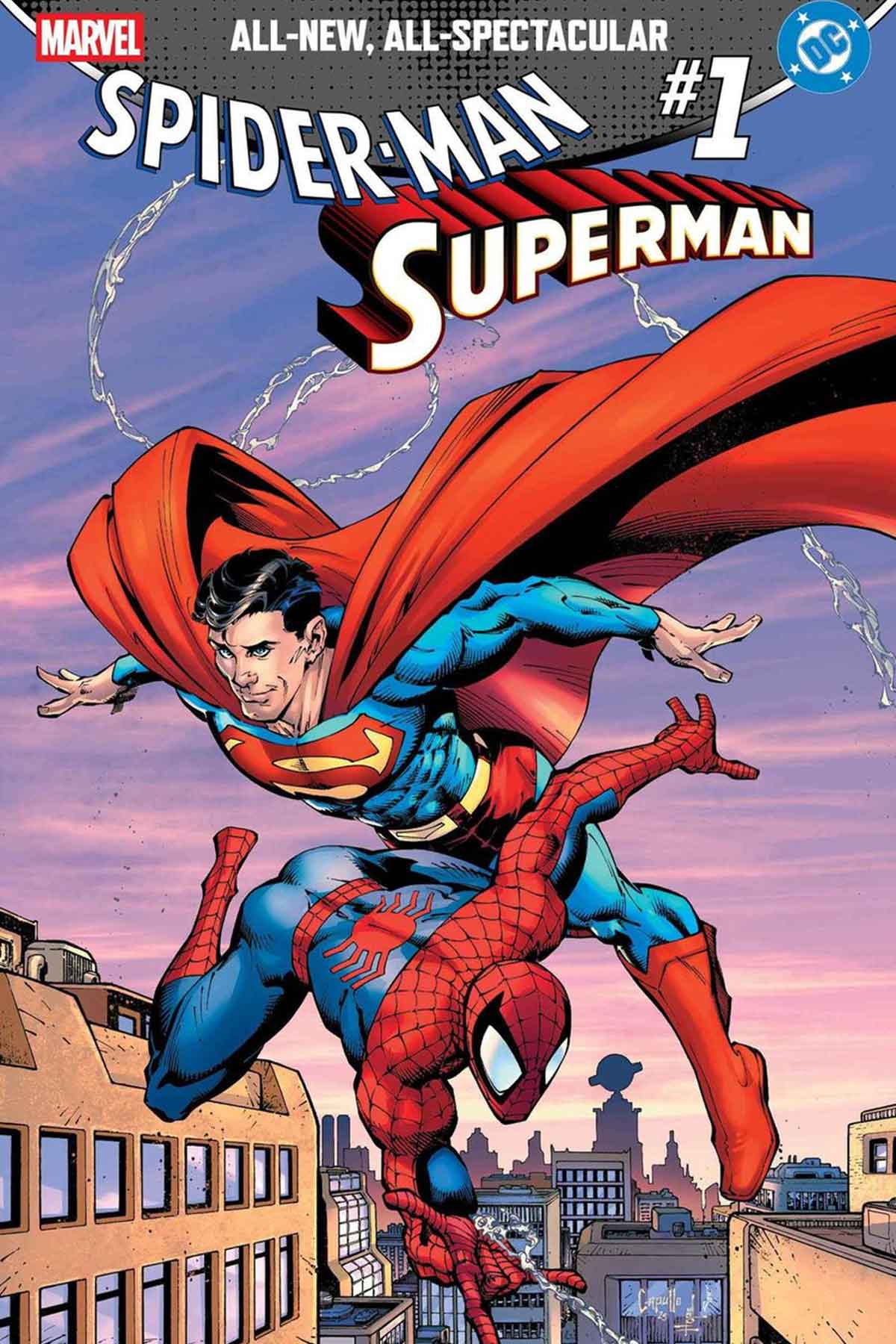 superman y spider-man