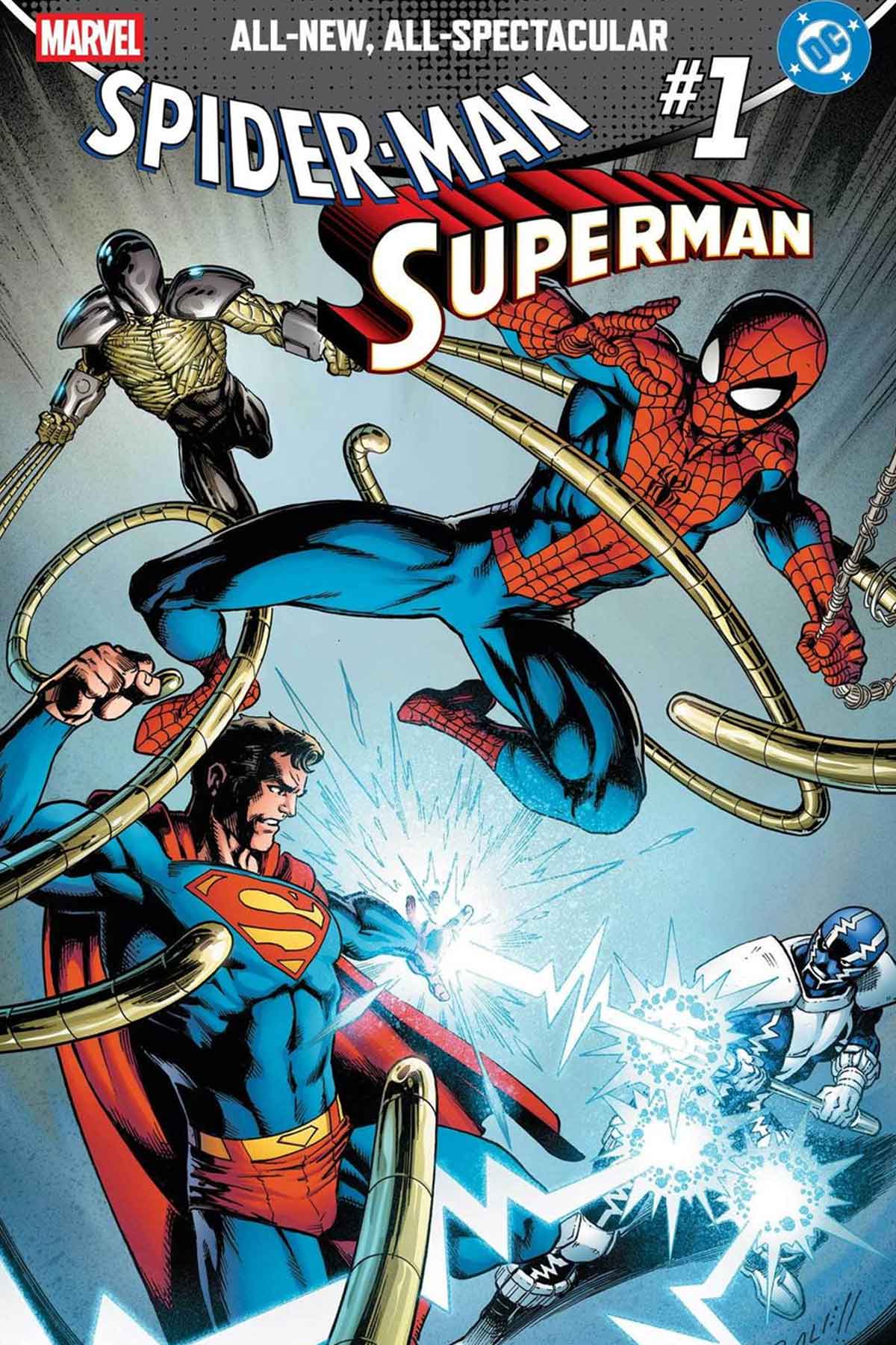 superman y spider-man