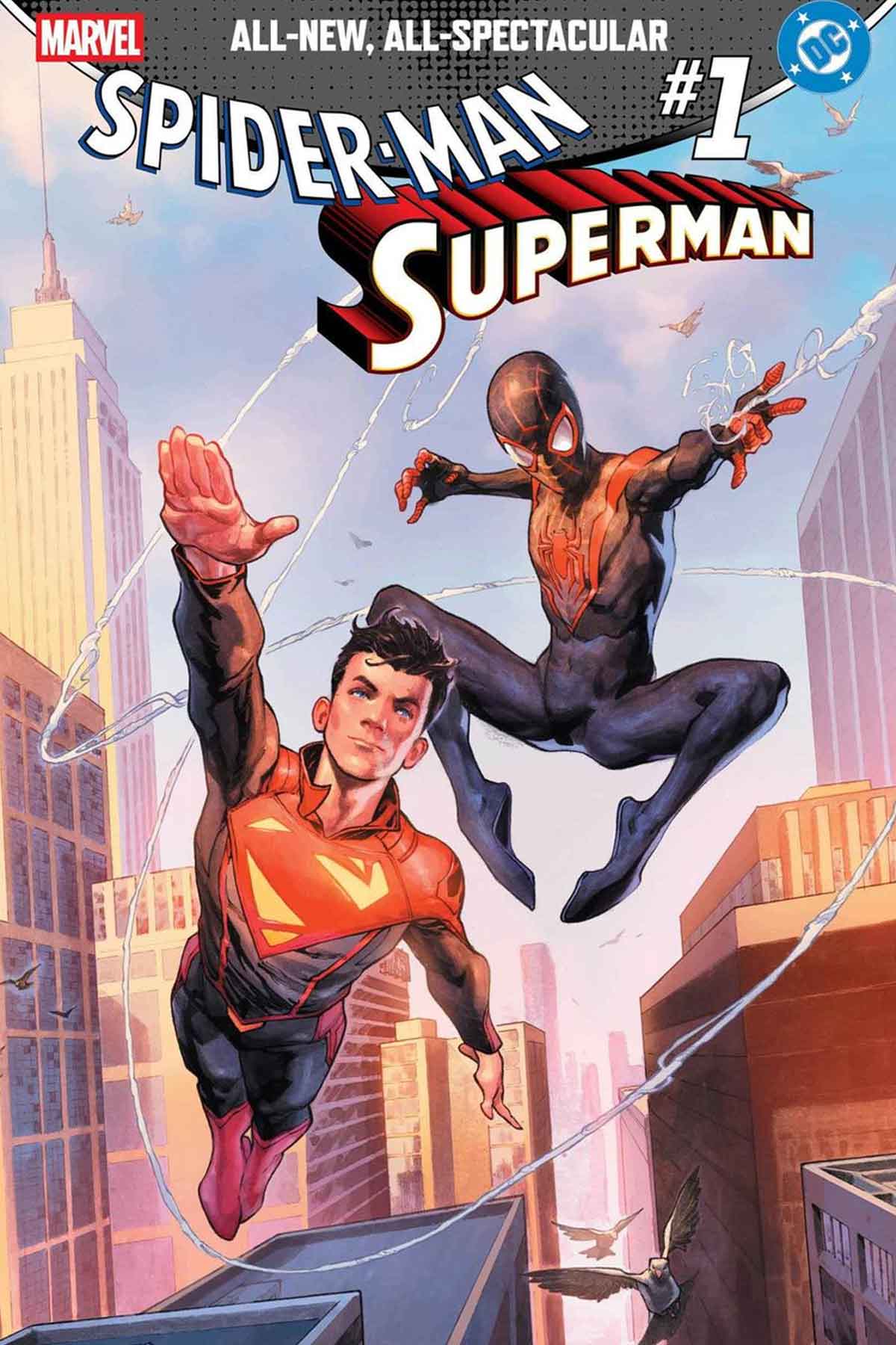 superman y spider-man