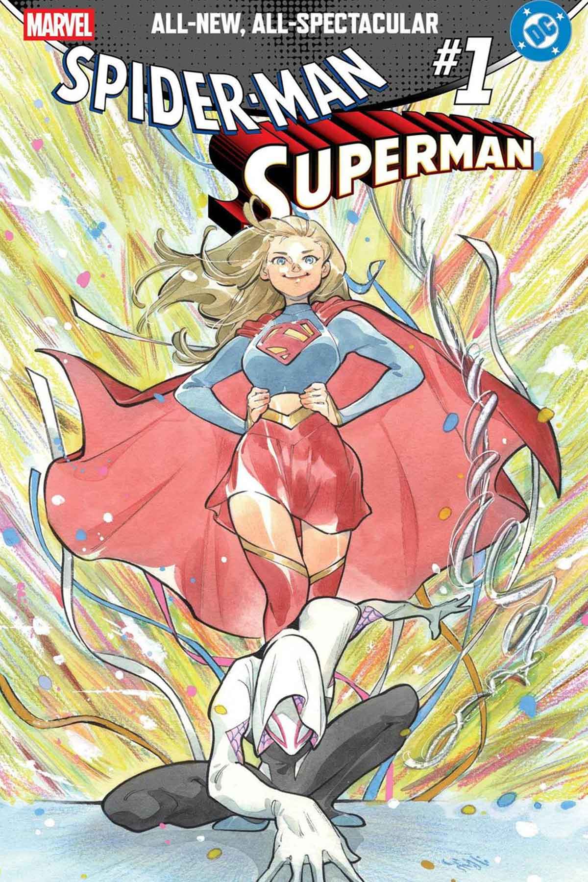 superman y spider-man