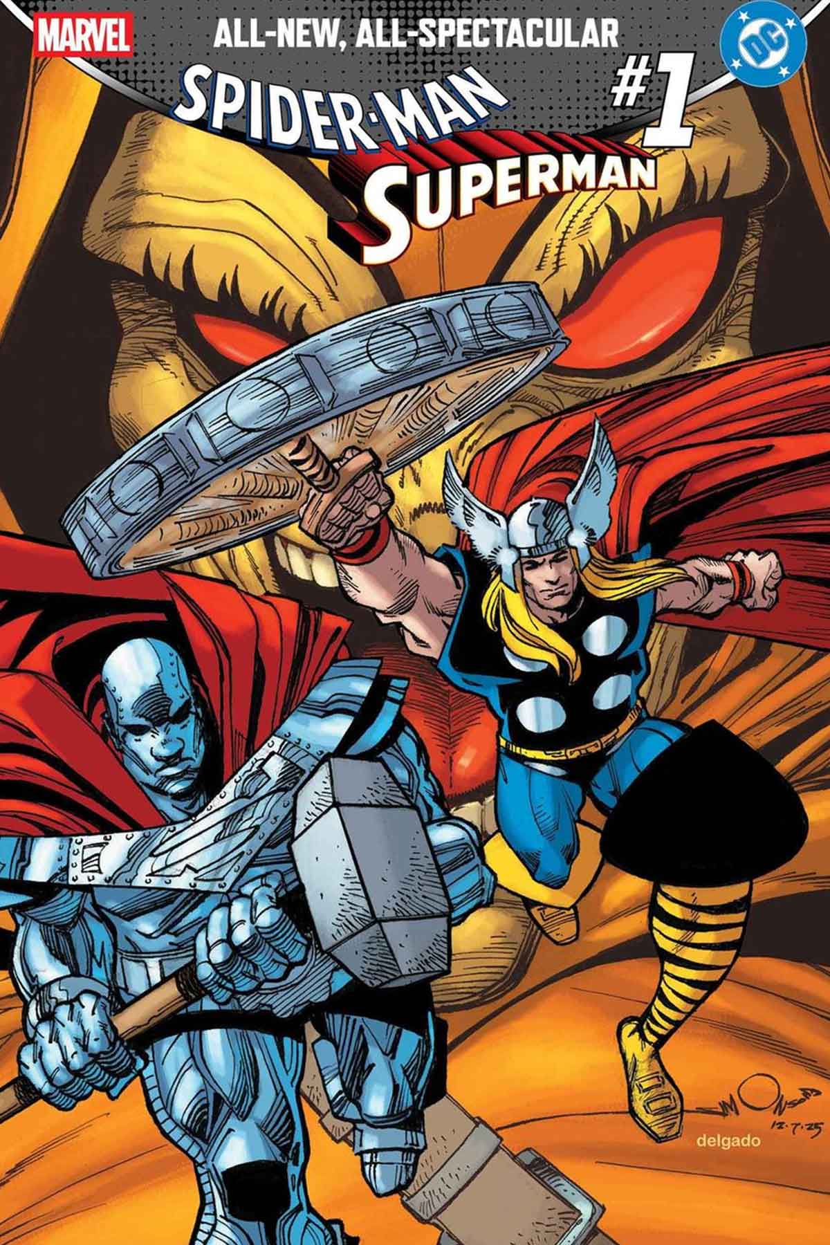superman y spider-man
