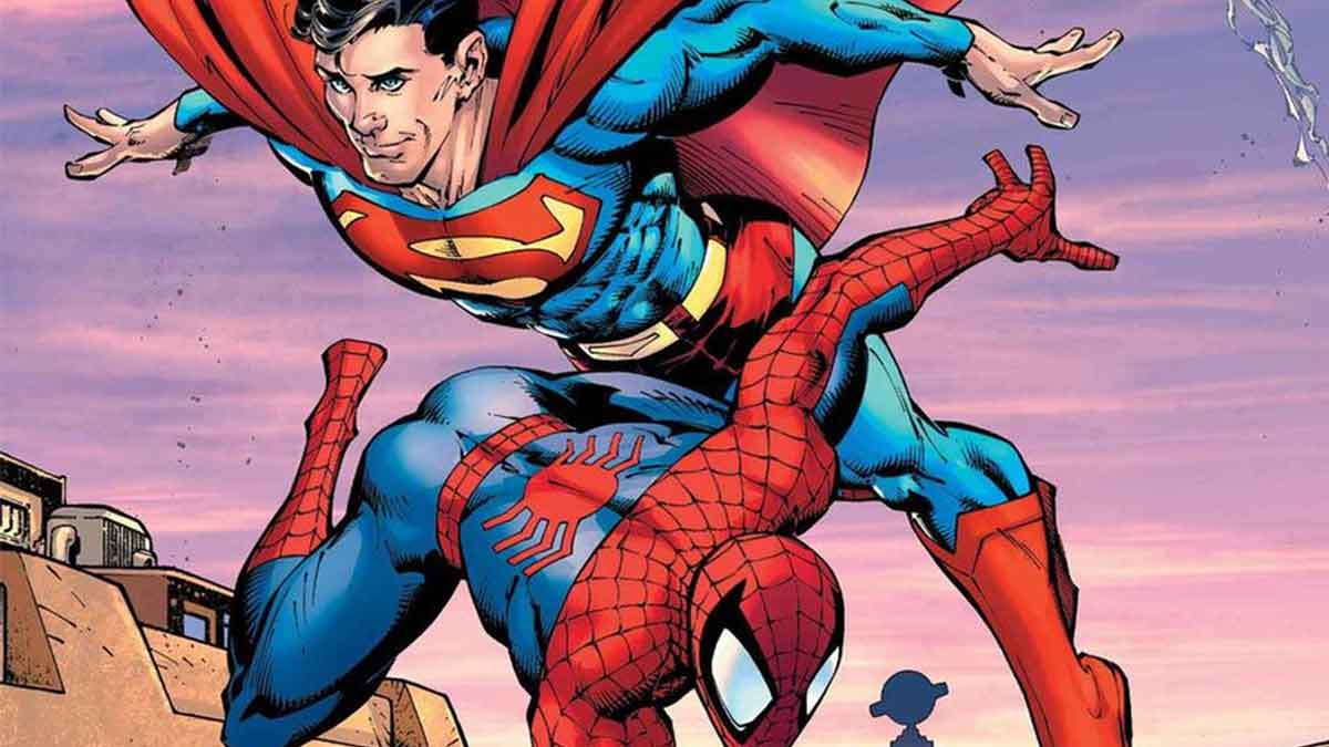superman y spider-man
