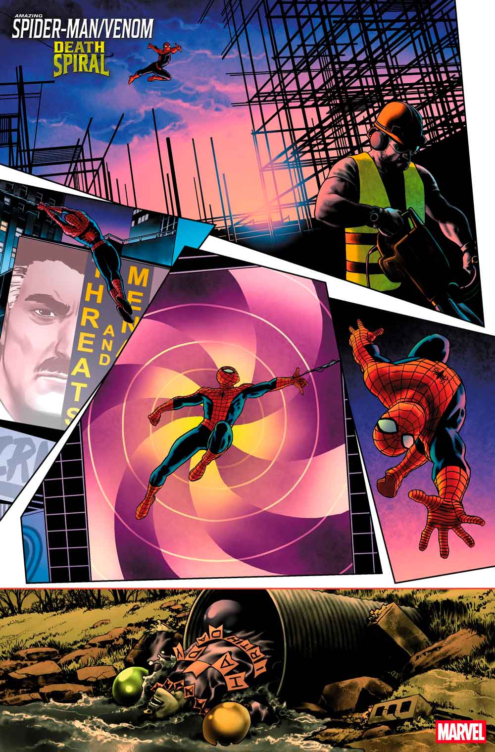 marvel prepara un brutal crossover de spider-man, venom y carnage