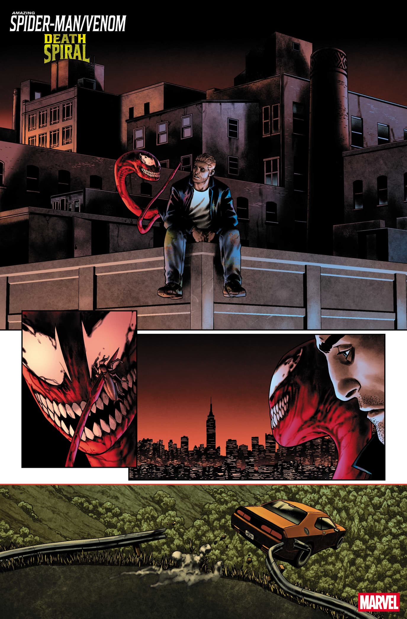 marvel prepara un brutal crossover de spider-man, venom y carnage