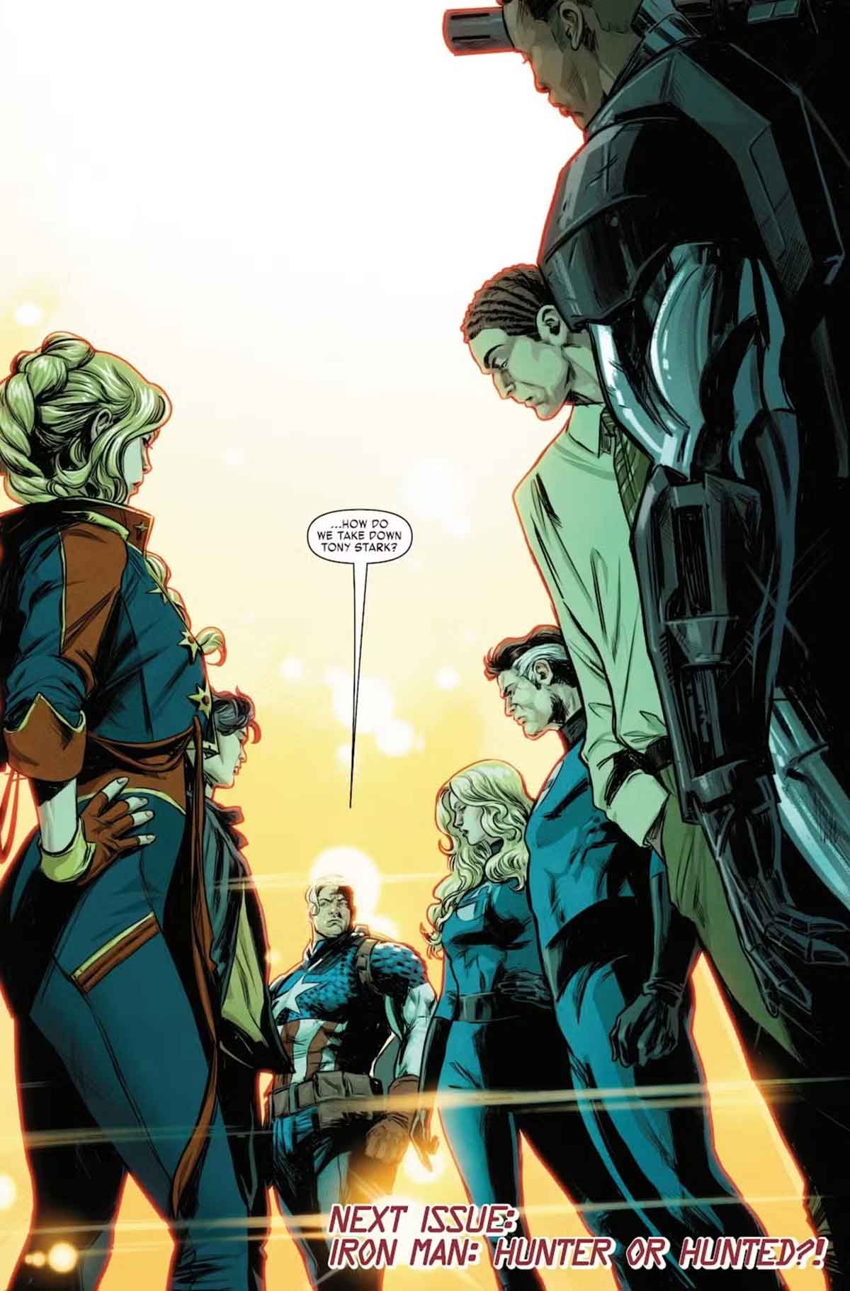 el nuevo capitán américa reúne a los illuminati… y su objetivo es iron man