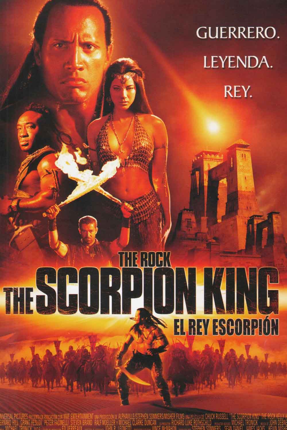the scorpion king (el rey escorpión) dwayne johnson