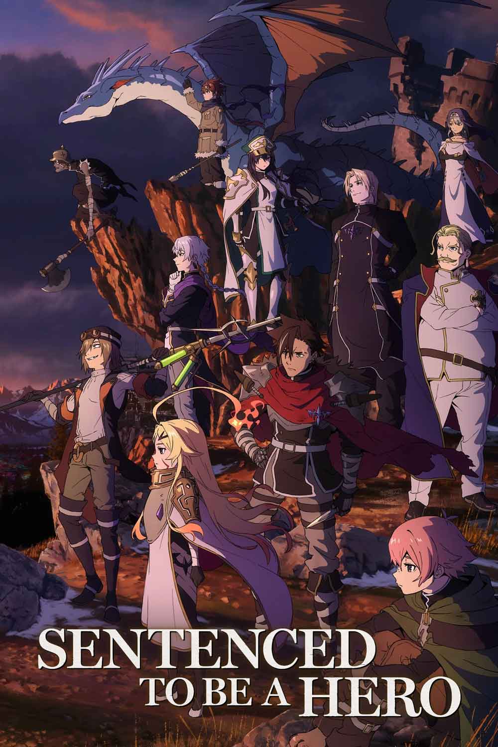 sentenced to be a hero anime de fantasía épica