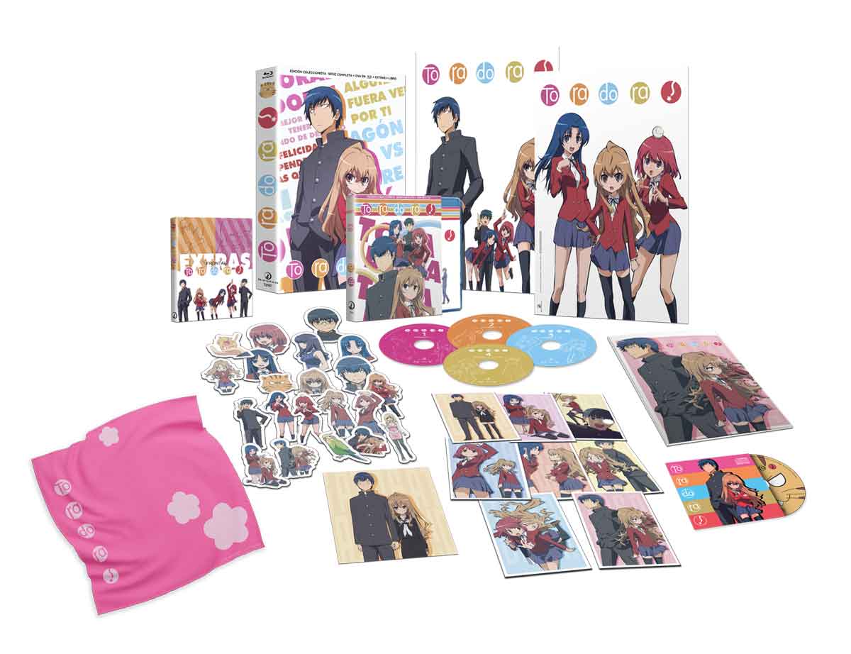 toradora! llega en dvd y blu-ray con una edición de lujo para fans del anime