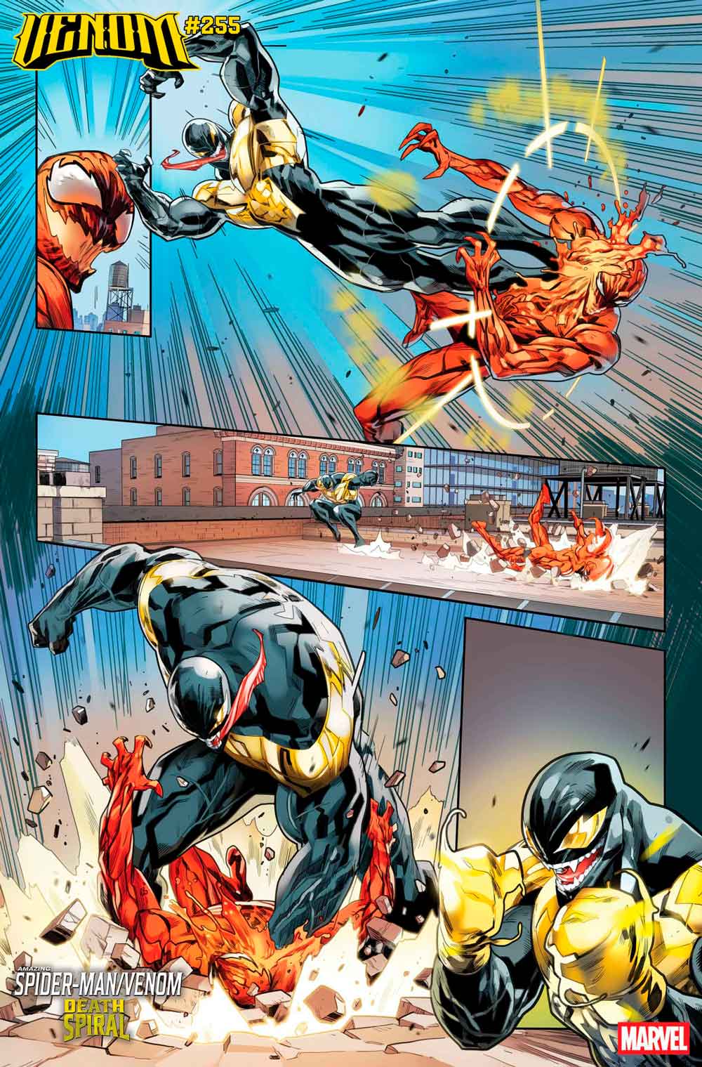 marvel prepara un brutal crossover de spider-man, venom y carnage