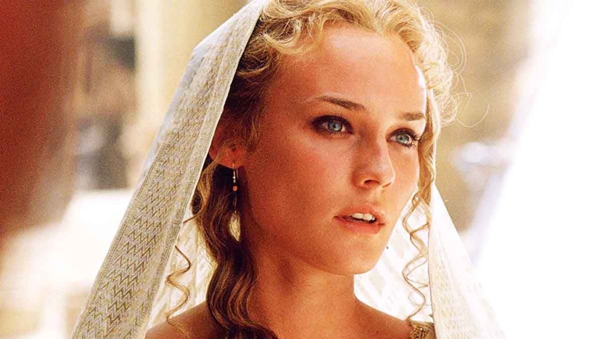 diane kruger como helena en troya (2004)