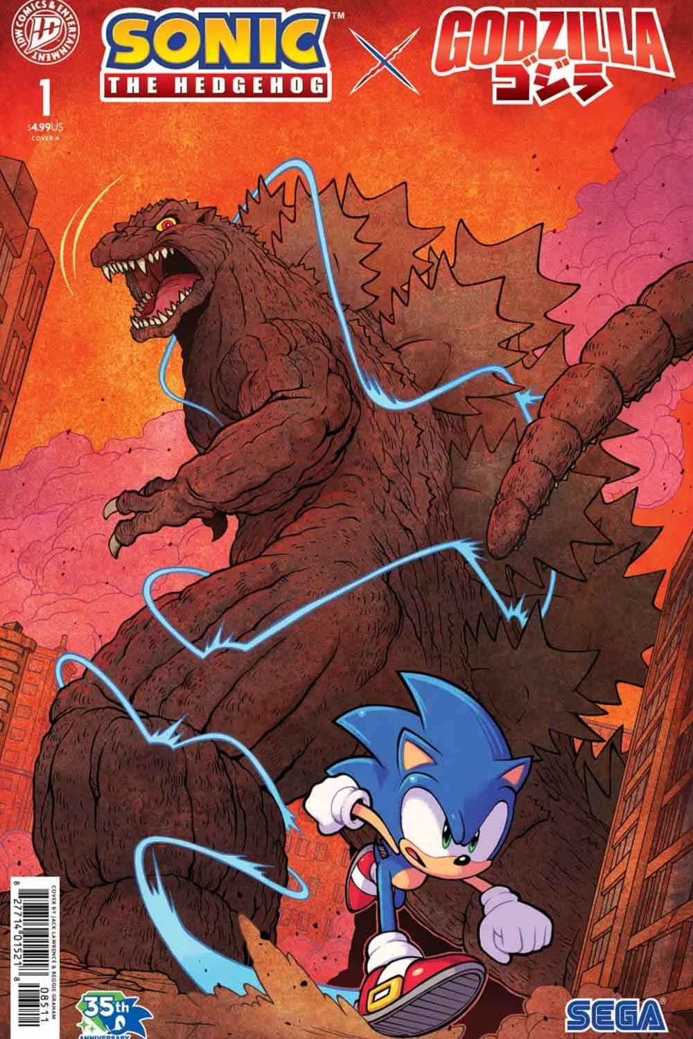 sonic contra godzilla