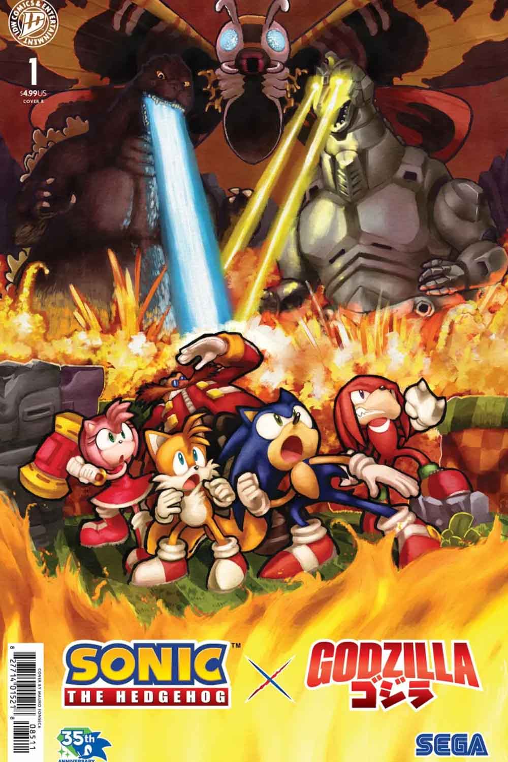 sonic contra godzilla