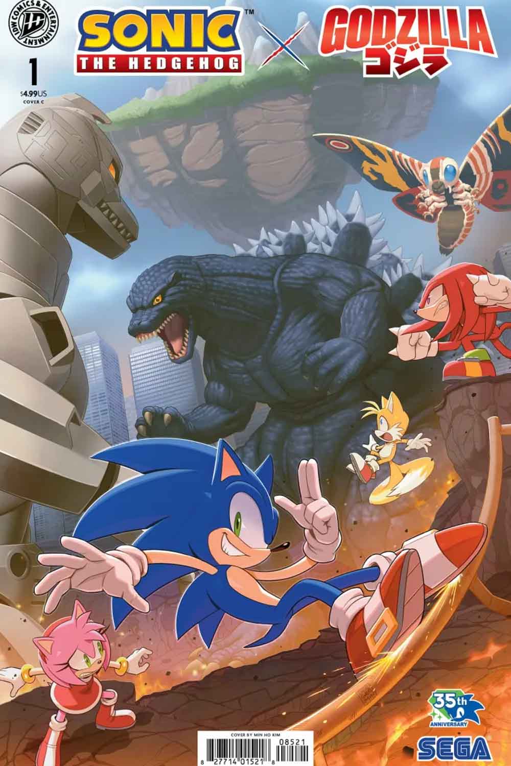 sonic contra godzilla