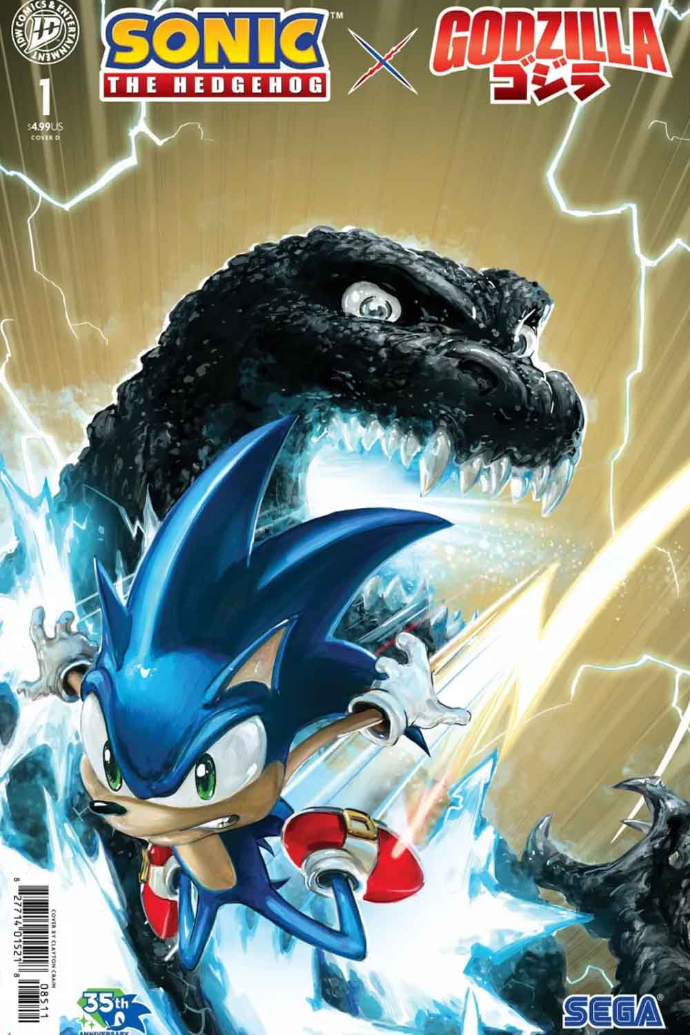 sonic contra godzilla