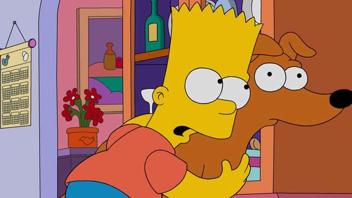 perro los simpson