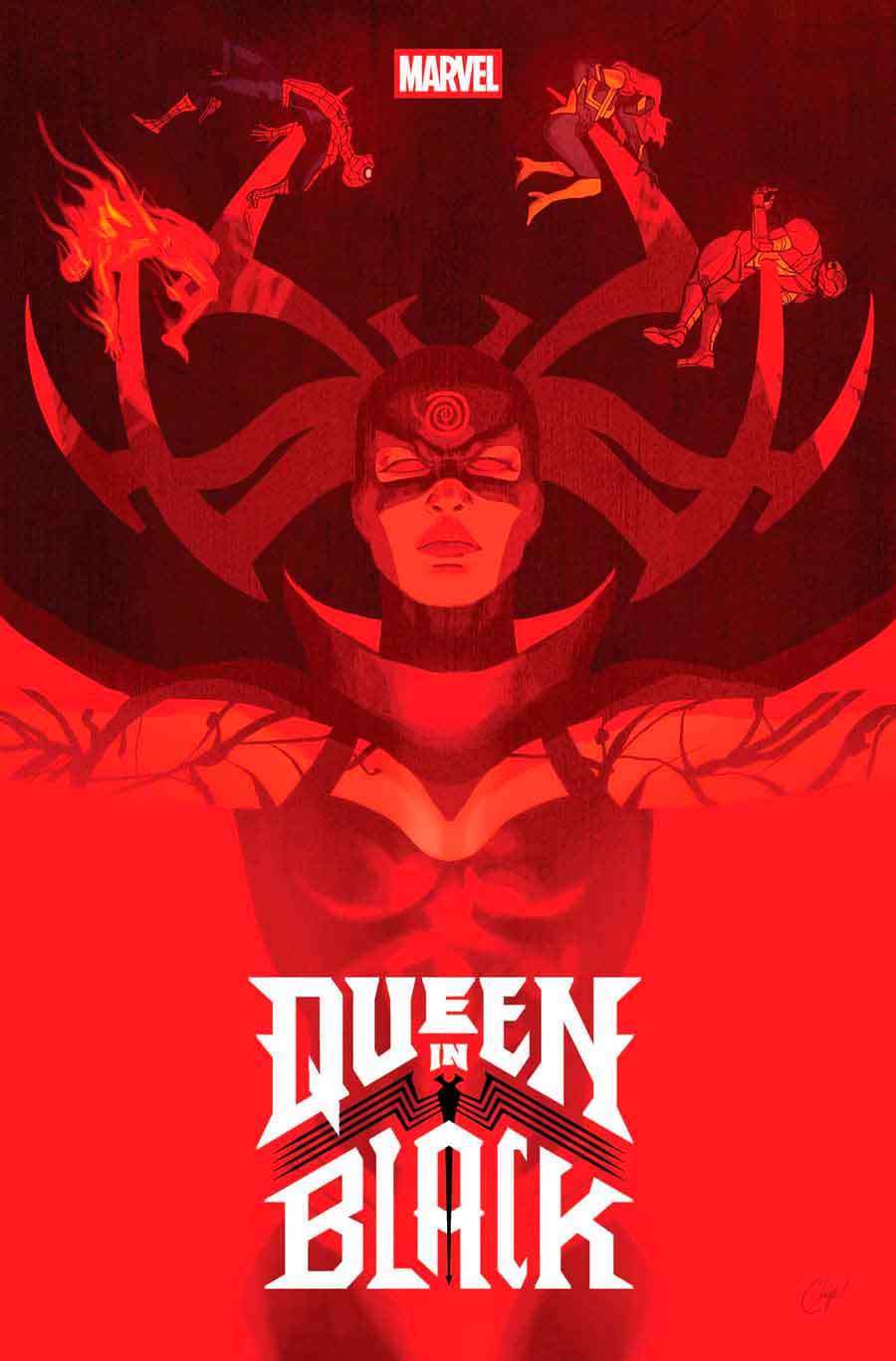 Hela y Knull desatan el infierno en la Tierra en Queen in Black, el nuevo gran evento cósmico de Marvel hela y knull desatan el infierno en la tierra en el nuevo evento de marvel