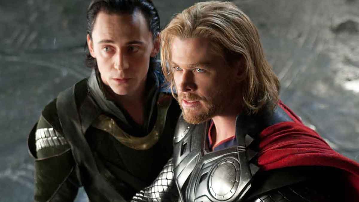 thor y loki chris hemsworth tom hiddeslton