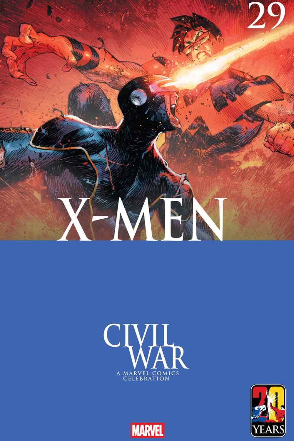 20 aniversario de civil war de marvel comics