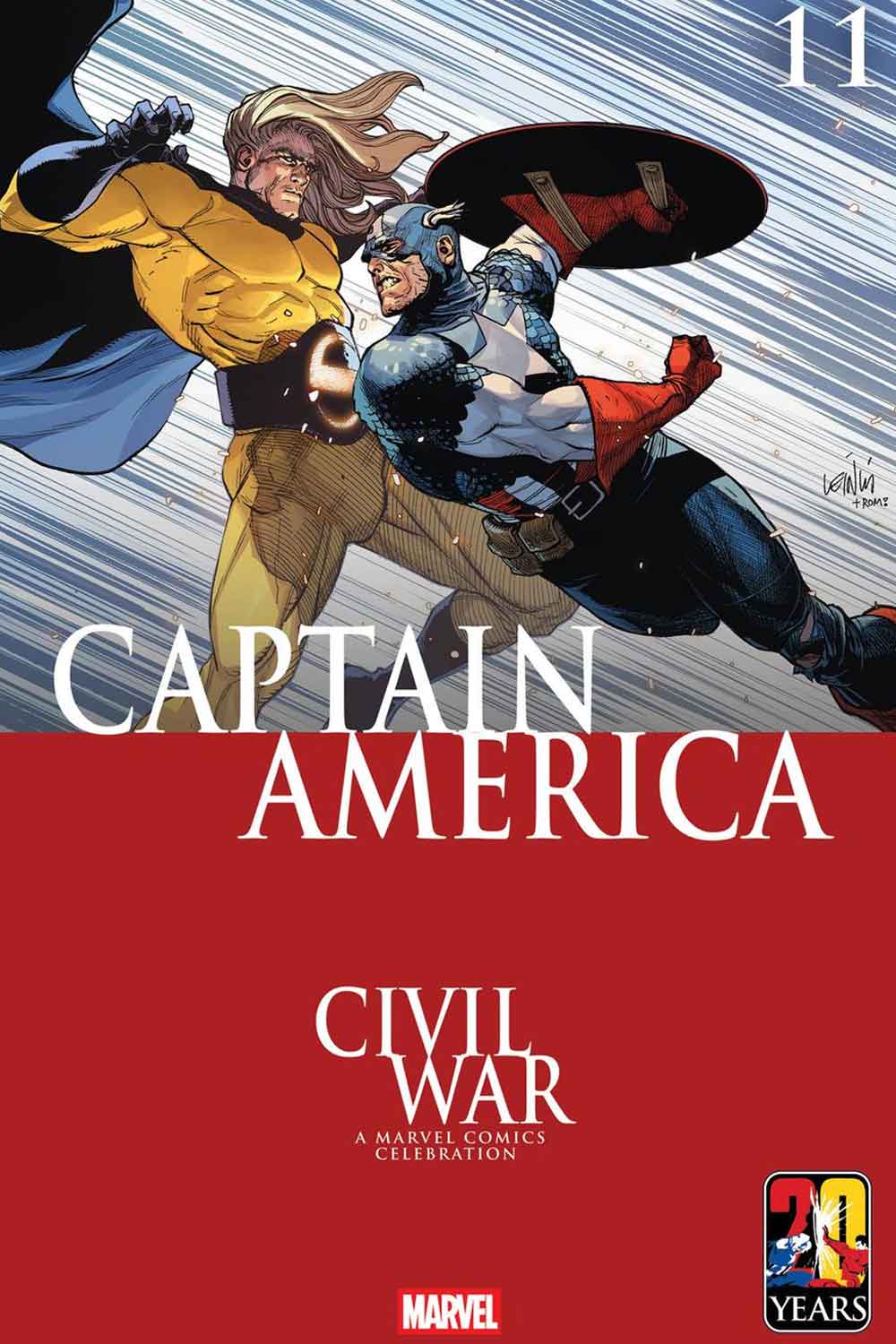 20 aniversario de civil war de marvel comics