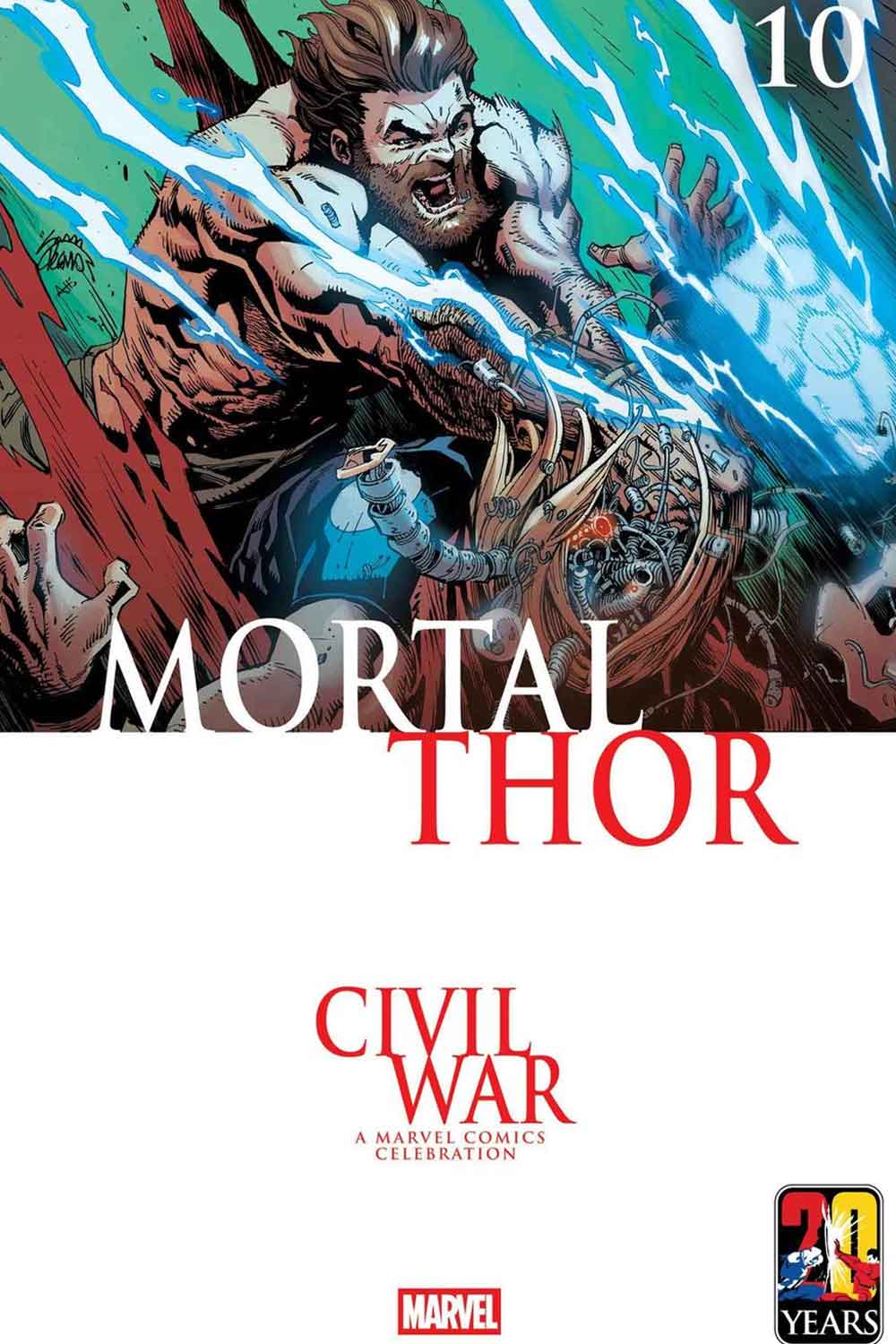 20 aniversario de civil war de marvel comics