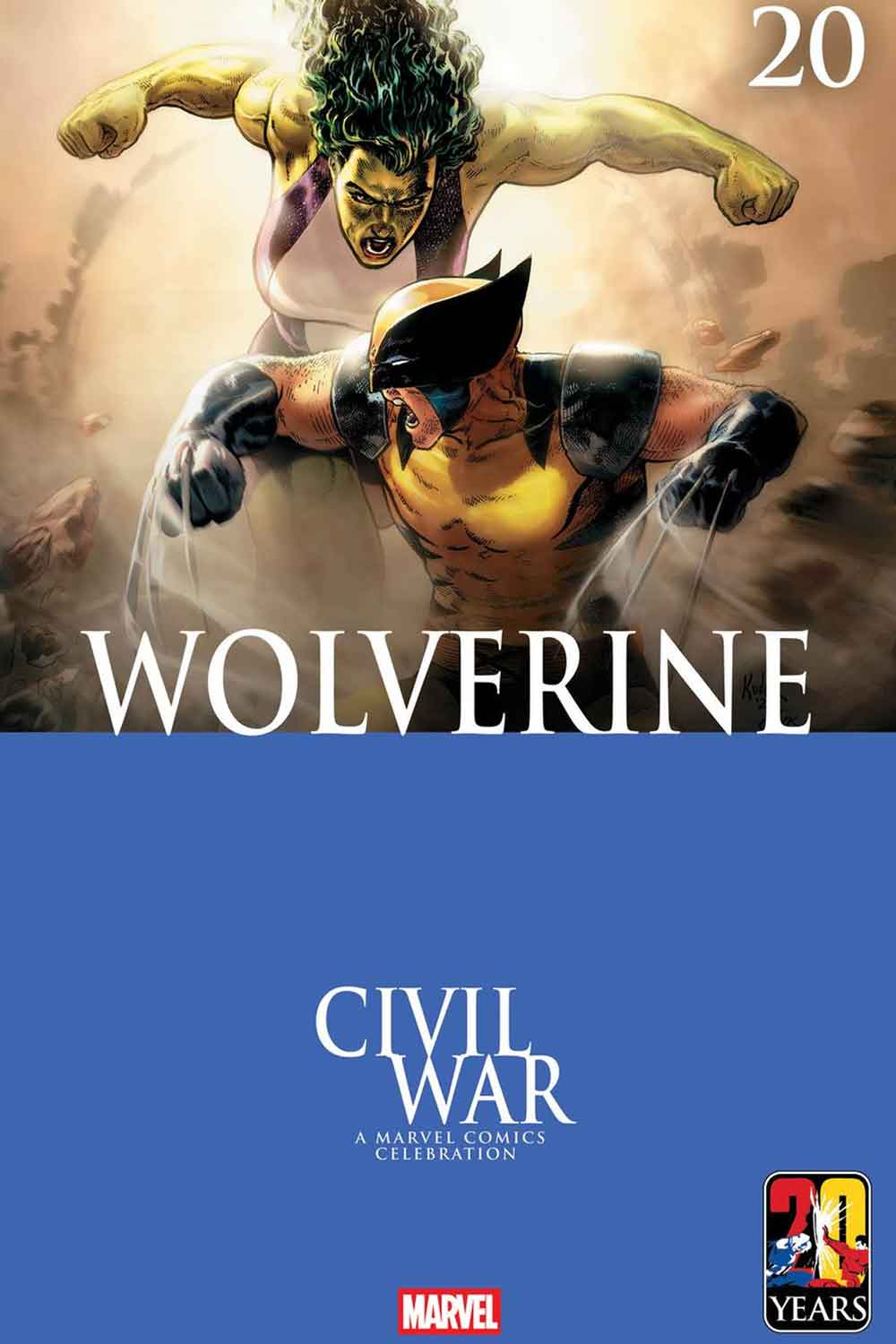 20 aniversario de civil war de marvel comics