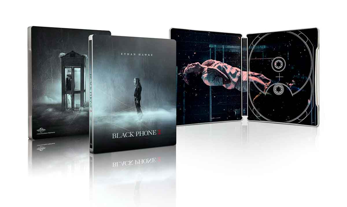 review steelbook 4k black phone 2 | edici&oacute;n coleccionista uhd + blu-ray