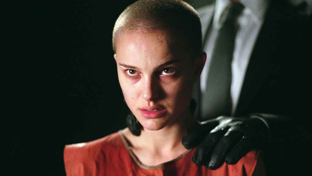v de vendetta evey, interpretada por natalie portman