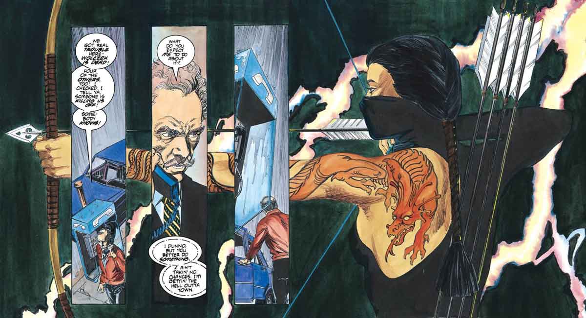 dc finest green arrow: el cazador acecha | la etapa de mike grell