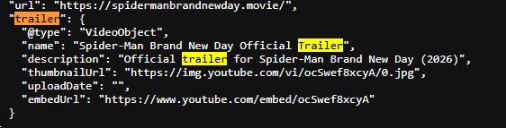 esto se ve en el c&oacute;digo de la p&aacute;gina de spider-man 4