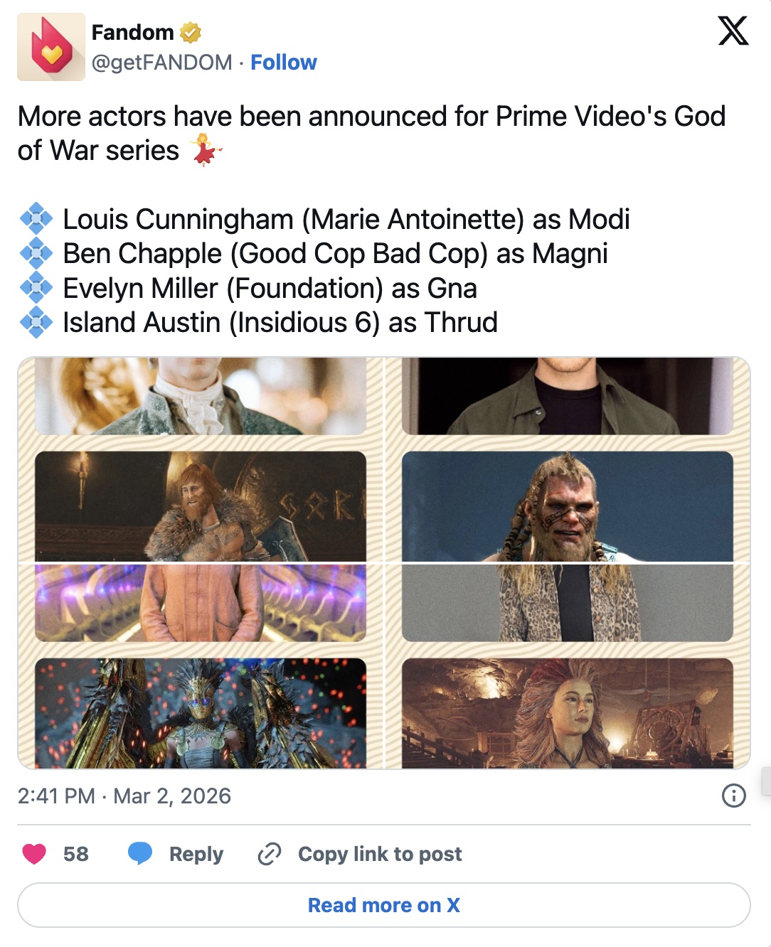 confirman m&aacute;s actores para god of war