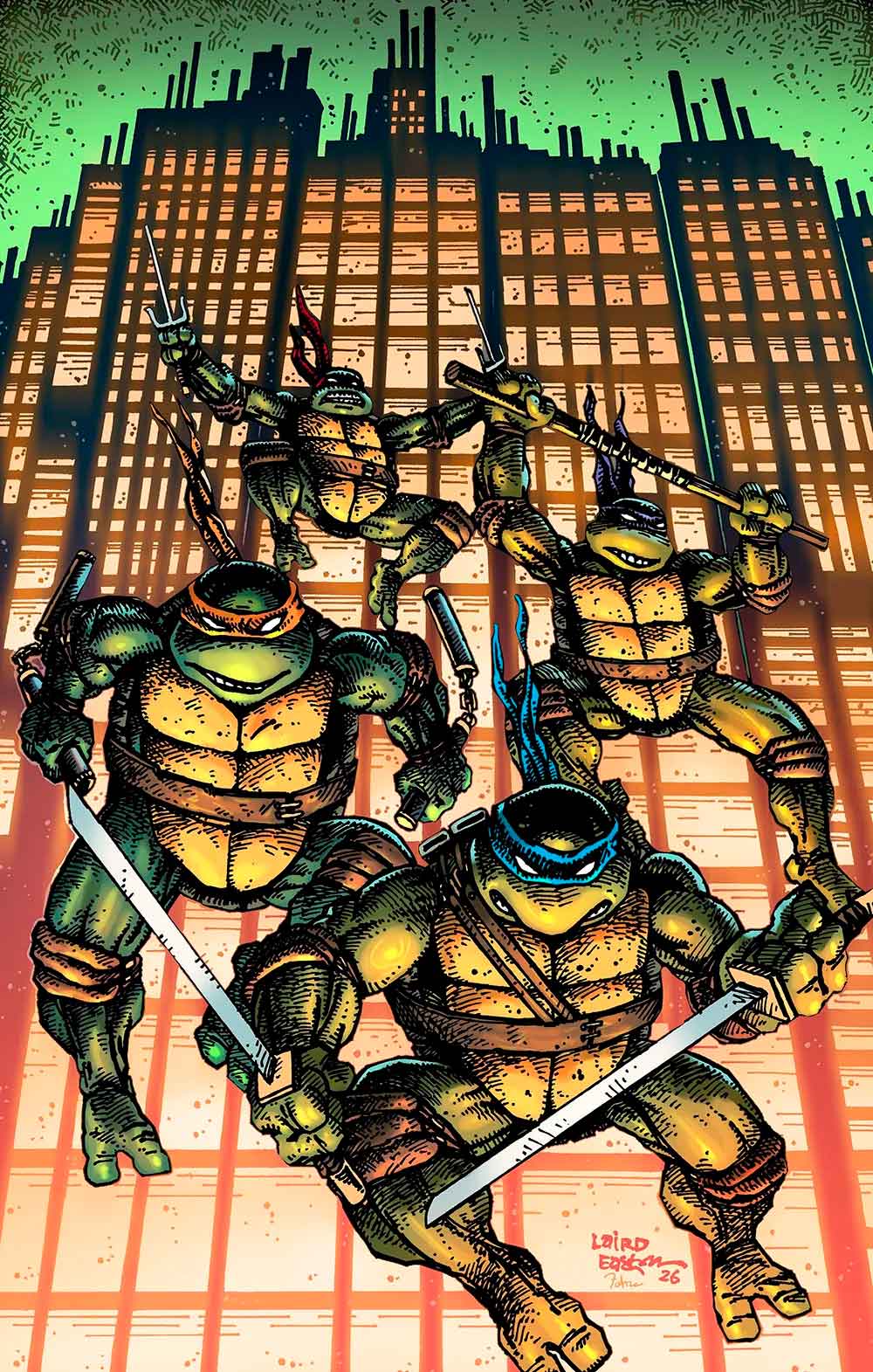 laird eastman tmnt 300 portada
