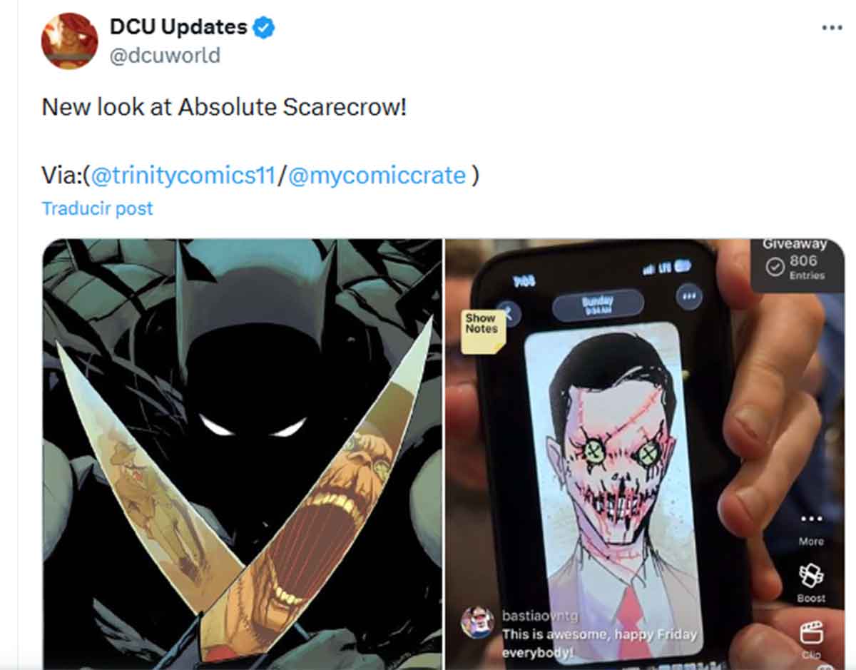 primera imagen de absolute scarecrow de absolute batman