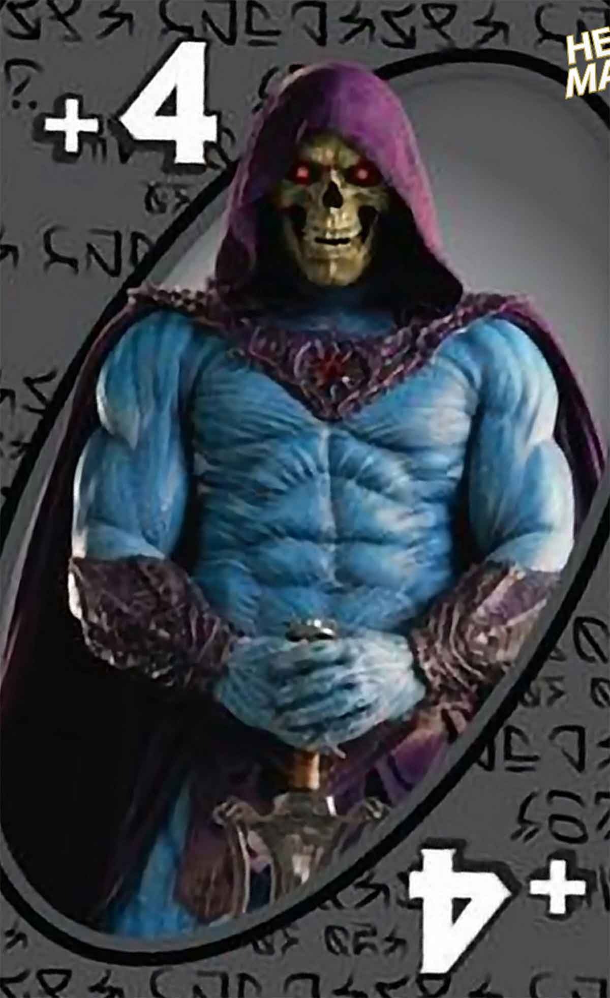 skeletor con espada de poder masters of the universe