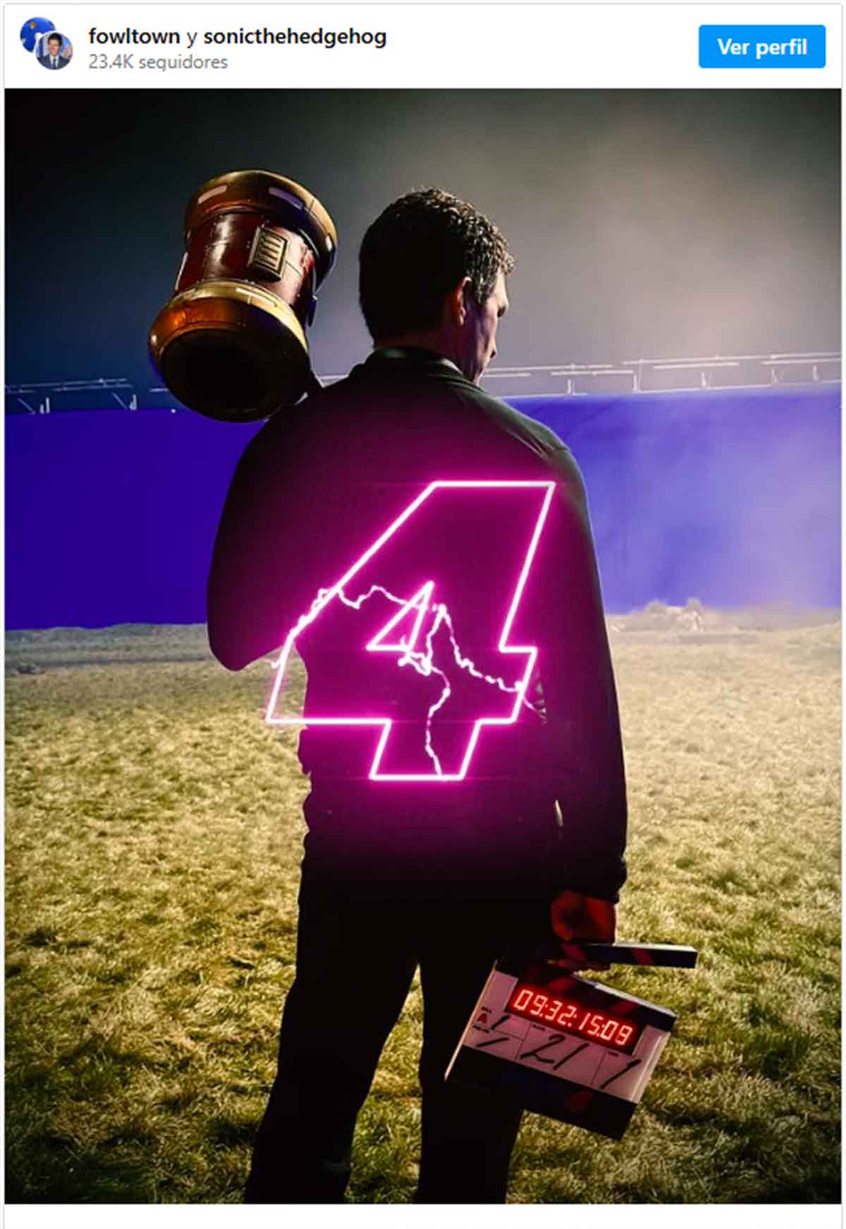 Primera imagen del rodaje de Sonic 4 (2027) sonic 4