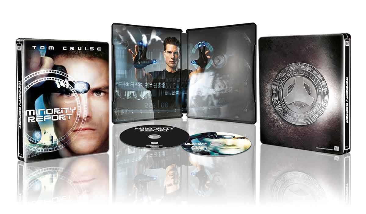 steelbook del 4k ultra hd de minority report 