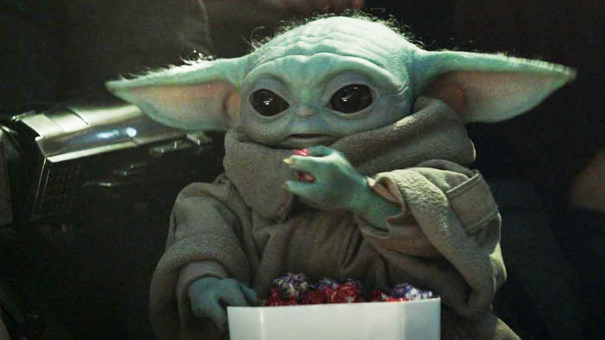the mandalorian and grogu star wars cine