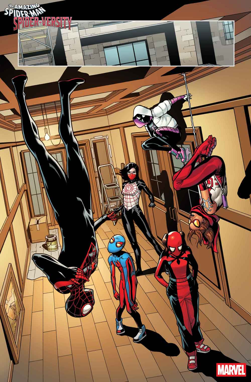 marvel crea la academia del spider-verse con miles morales y spider-gwen