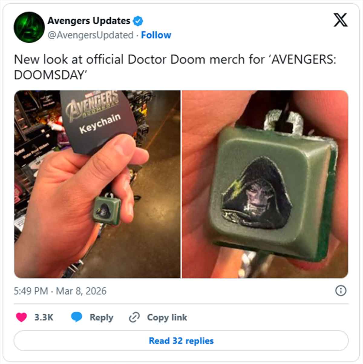 llavero de vengadores: doomsday