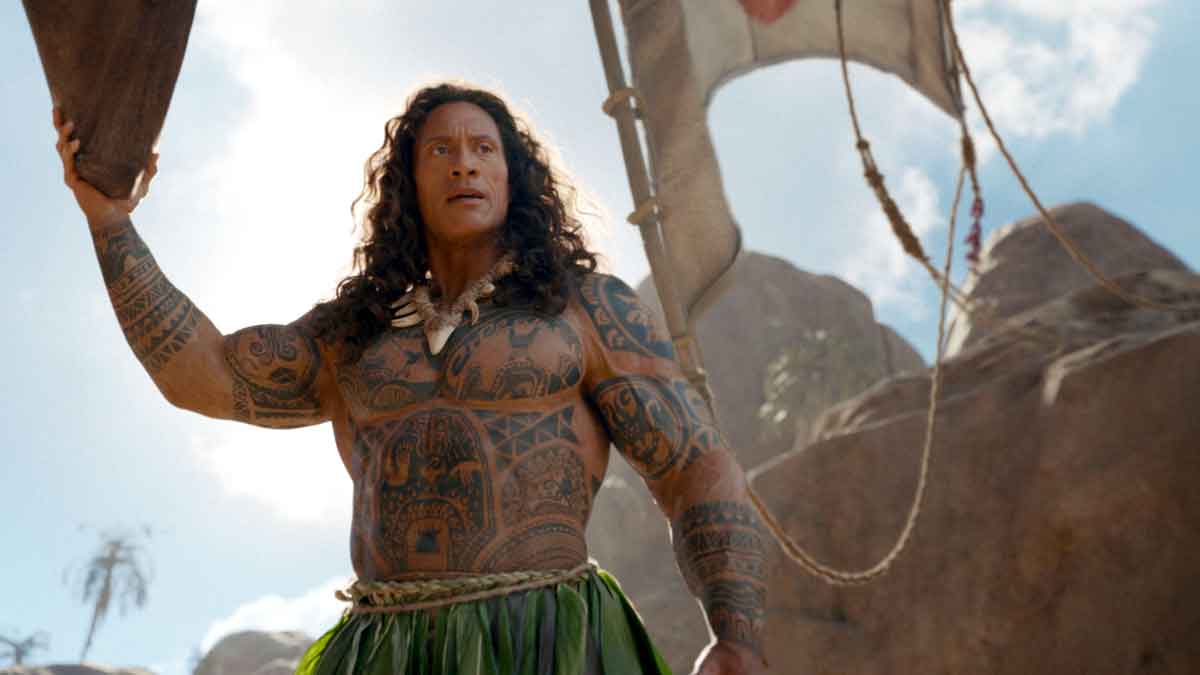 vaiana muestra su tr&aacute;iler y el maui de dwayne johnson ya es lo m&aacute;s comentado