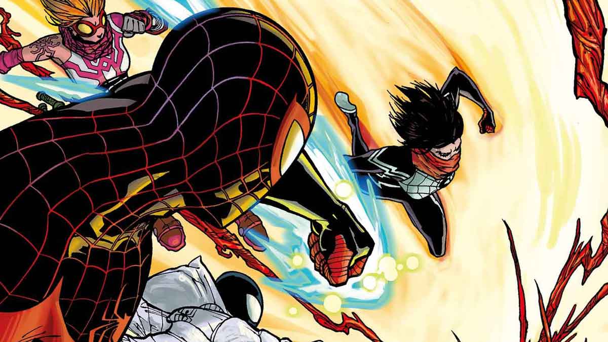 marvel re&uacute;ne a miles morales, spider-gwen y silk en amazing spider-man: spider-versity, la nueva academia del spider-verse