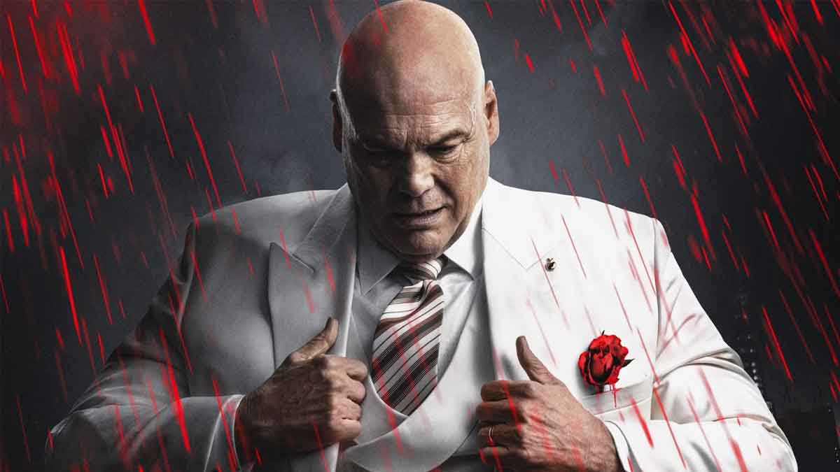 kingpin en el rodaje de daredevil: born again 3