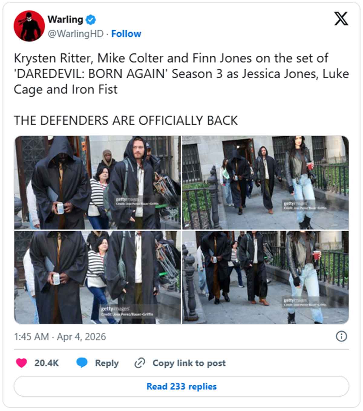 luke cage e iron fist en el rodaje de daredevil: born again 3