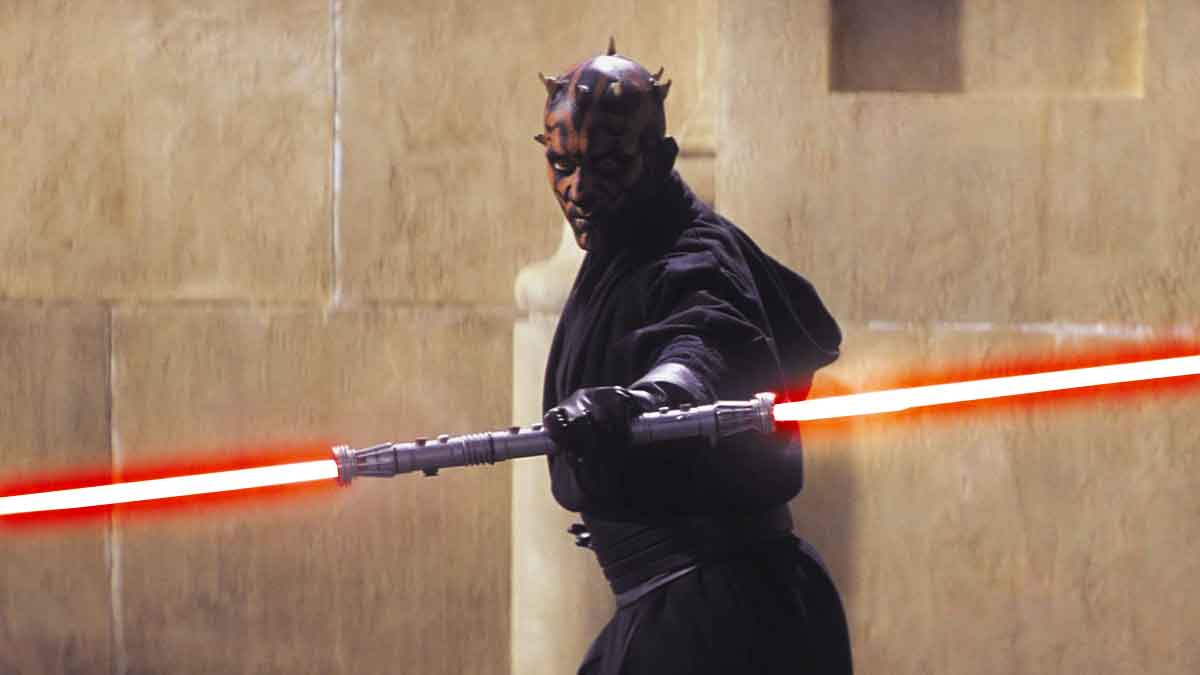 darth maul espada l&aacute;ser