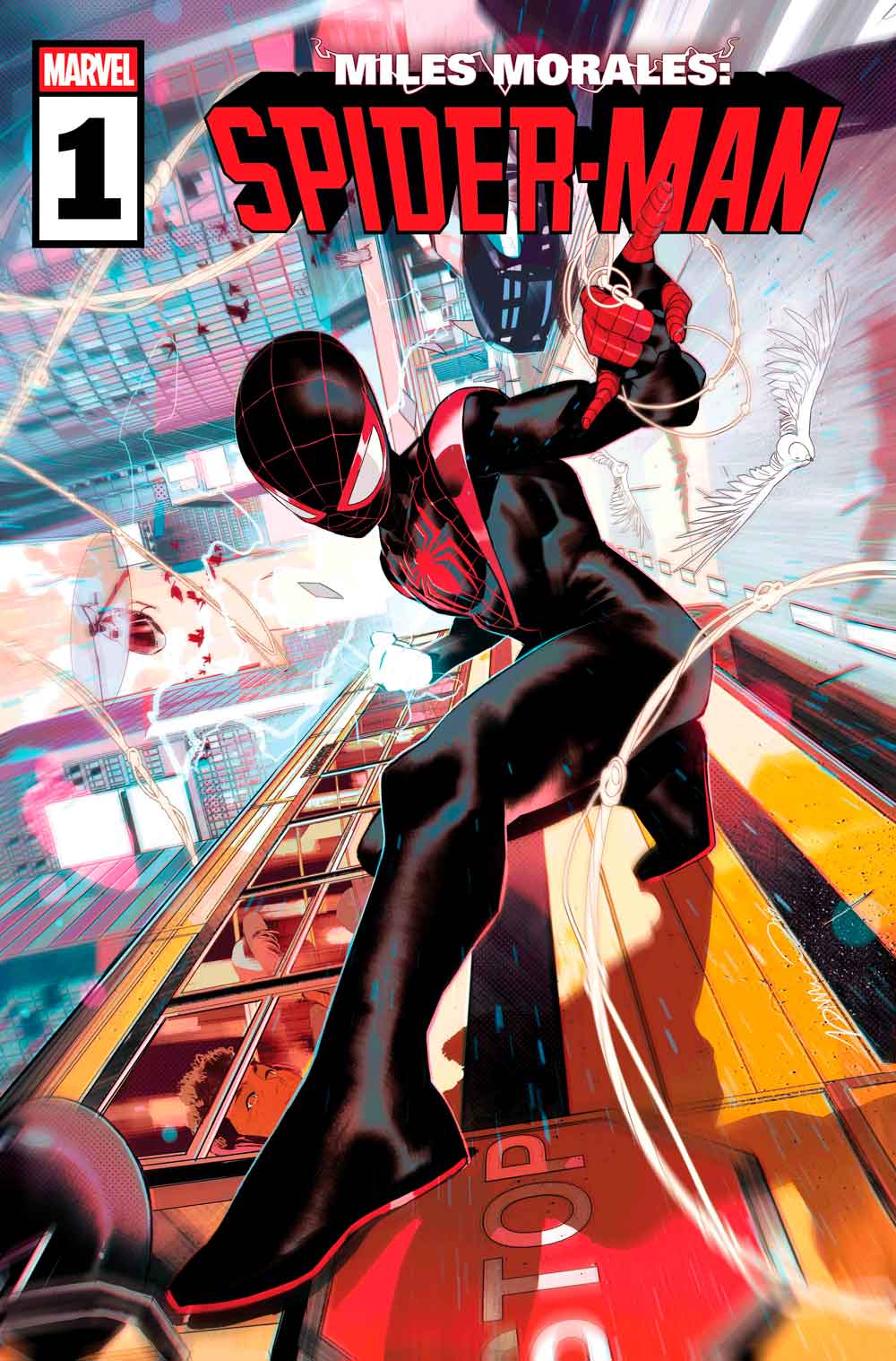 Miles Morales regresa en Spider-Man Nº1 con una amenaza que pone en peligro a toda su familia miles morales spider-man 1