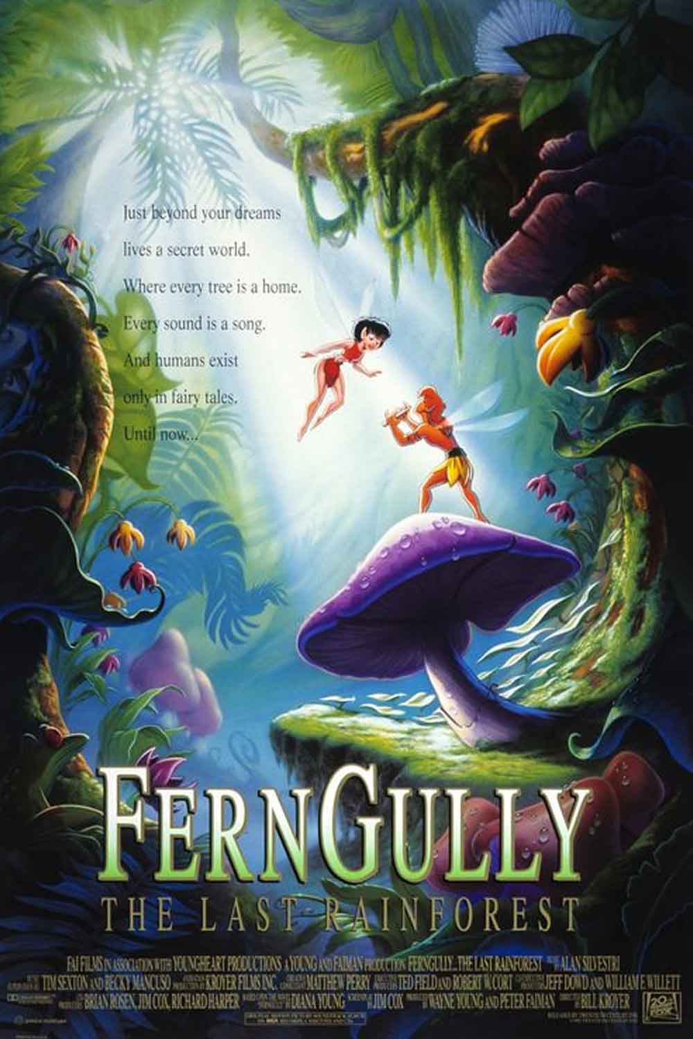 ferngully (1992) pel&iacute;cula de fantas&iacute;a