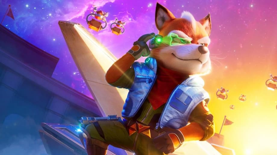 starfox en super mario galaxy