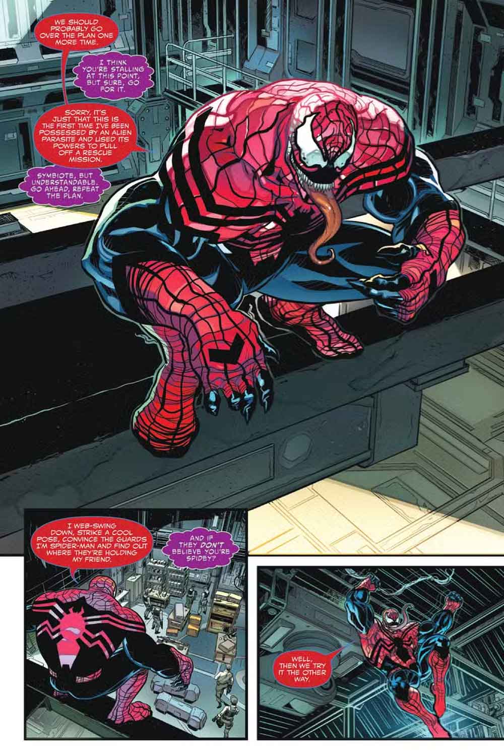 spider-man y venom entran en una nueva era de marvel