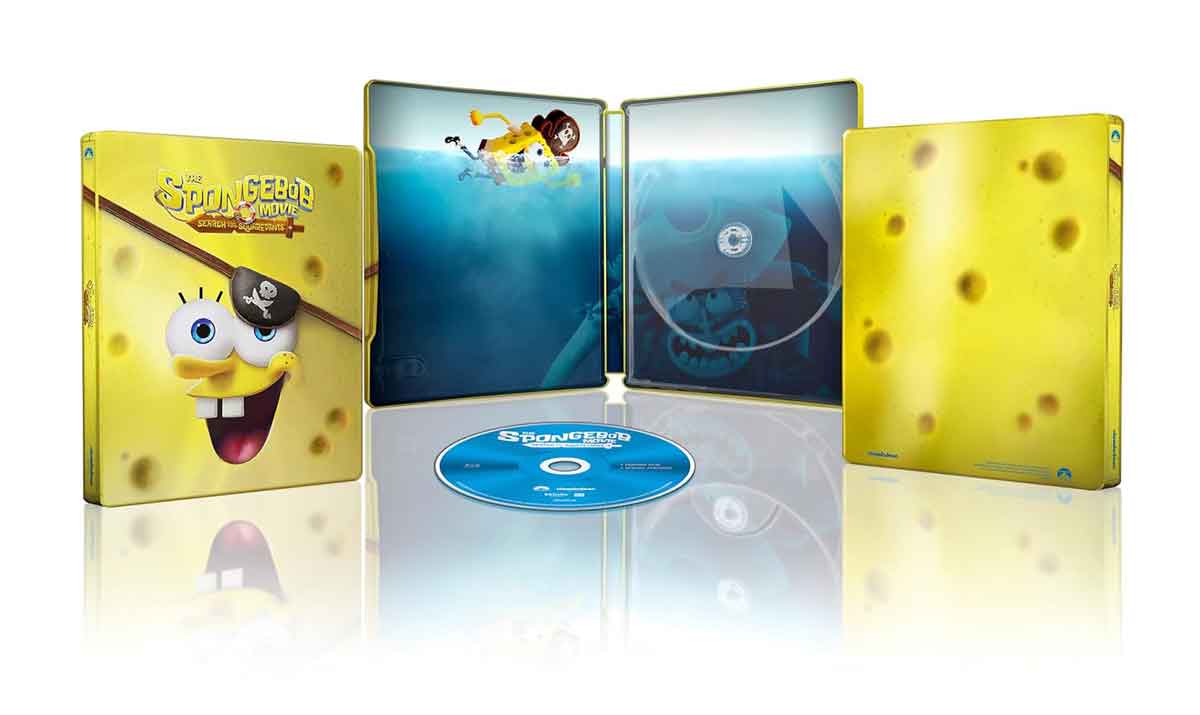 bob esponja: una aventura pirata (steelbook) (the spongebob movie: search for squarepants) (2025) (blu-ray)