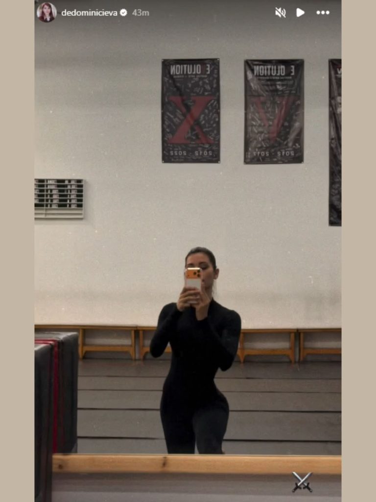 eva de dominici ya entrena y la ven como wonder woman