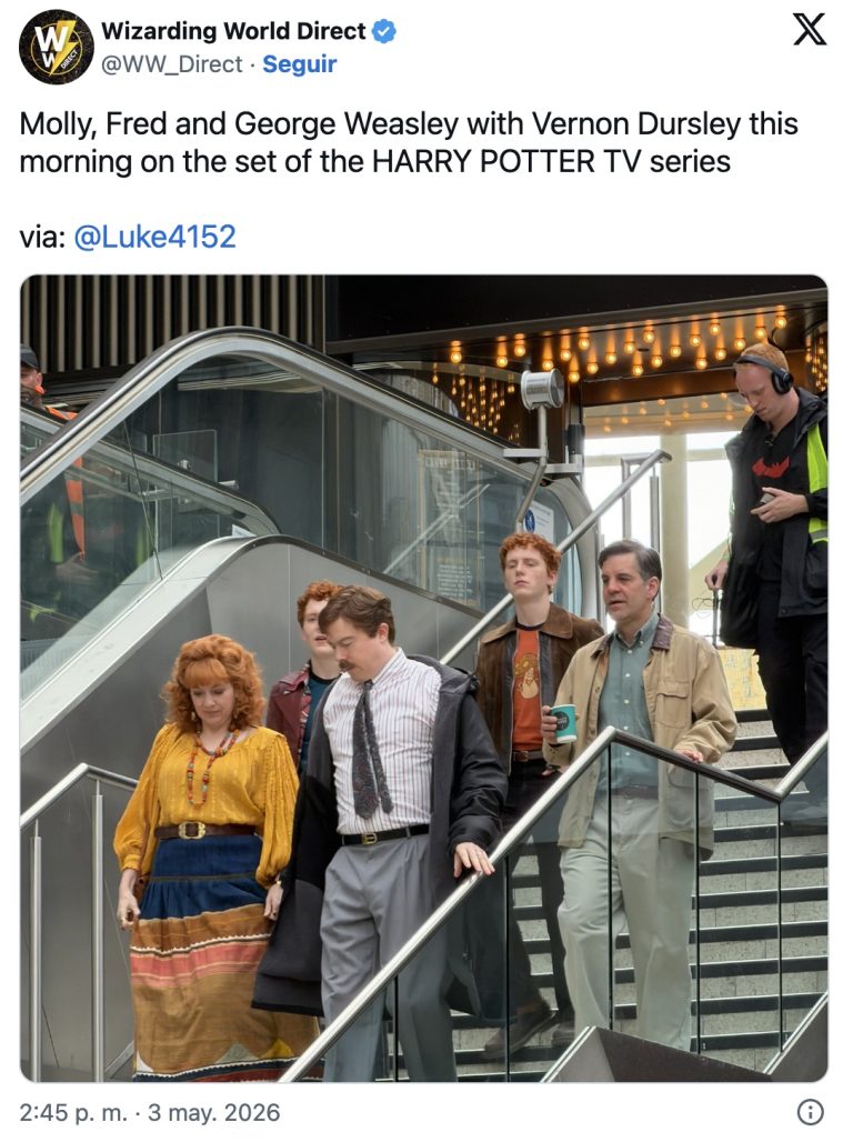 nuevas im&aacute;genes set de harry potter